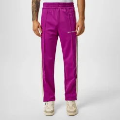 Palm Angels New Classic Tracksuit Bottoms in Purple