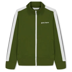 Palm Angels Palm Logo Track Regular Fit Jacket in Green