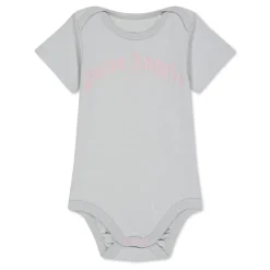 Palm Angels Short Sleeve Regular Fit Bodysuit in Pink