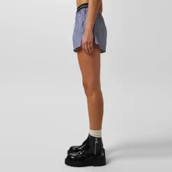 Palm Angels Stripe Casual Shorts in Blue