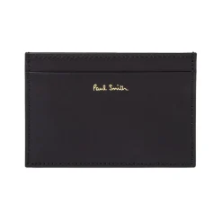 Paul Smith Logo Card Holder in Black