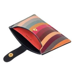 Paul Smith Swirl Stripe Card Holder in Multi
