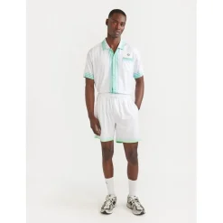 Percival x Slazenger Resort Tennis Shorts in White