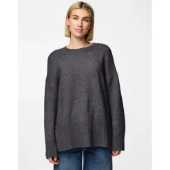 Pieces Pullover Fem in Grey
