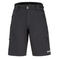 Pinnacle Mens Baggy Shorts in Black
