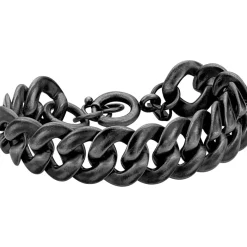 Police Chain Bracelet in Black