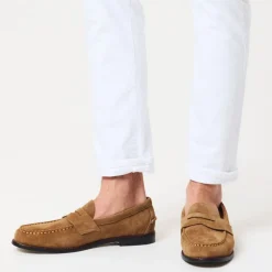 Polo Ralph Lauren Aslton Suede Penny Loafers in Brown