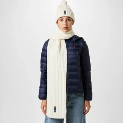 Polo Ralph Lauren Bear Scarf in White