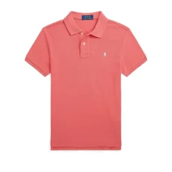 Polo Ralph Lauren Boys Custom Short Sleeve Polo Shirt in Red