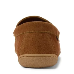 Polo Ralph Lauren Brenan Bear Moccasin Slippers in Beige