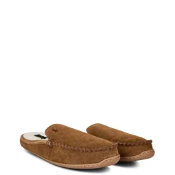 Polo Ralph Lauren Brenan Bear Logo Mules in Beige