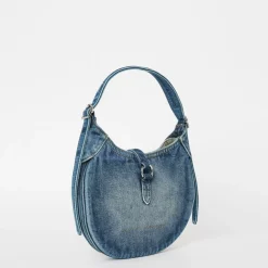 Polo Ralph Lauren Calfskin Mini Shoulder Bag in Blue
