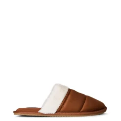 Polo Ralph Lauren Kelcie Mules Flatform Slippers in Brown