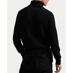 Polo Ralph Lauren Knit Turtle Neck Jumper in Black