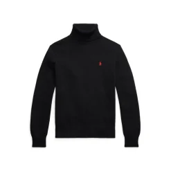 Polo Ralph Lauren Knit Turtle Neck Jumper in Black