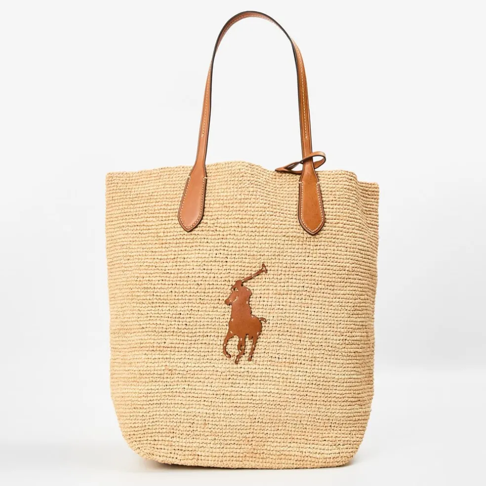 Polo Ralph Lauren Polo Natural Tote in Beige