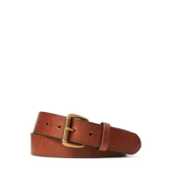 Polo Ralph Lauren Pony Player Leather Belt in Brown