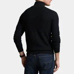 Polo Ralph Lauren Ralph Lauren Quarter Zip Jumper in Black