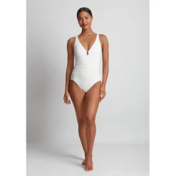 Polo Ralph Lauren Ring Front One Piece in White