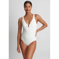 Polo Ralph Lauren Ring Front One Piece in White