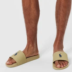 Polo Ralph Lauren Sliders in Beige
