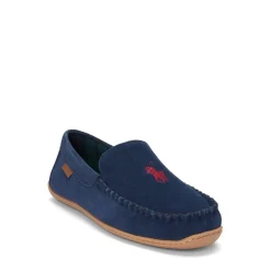 Polo Ralph Lauren Suede Moccasin Slippers in Blue
