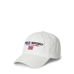 Polo Sport by Ralph Lauren Twill Baseball Cap in Cream