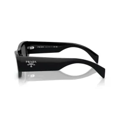 Prada Logo Rectangular Sunglasses in Black