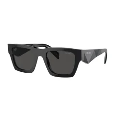 Prada Square Symbole Sunglasses in Black