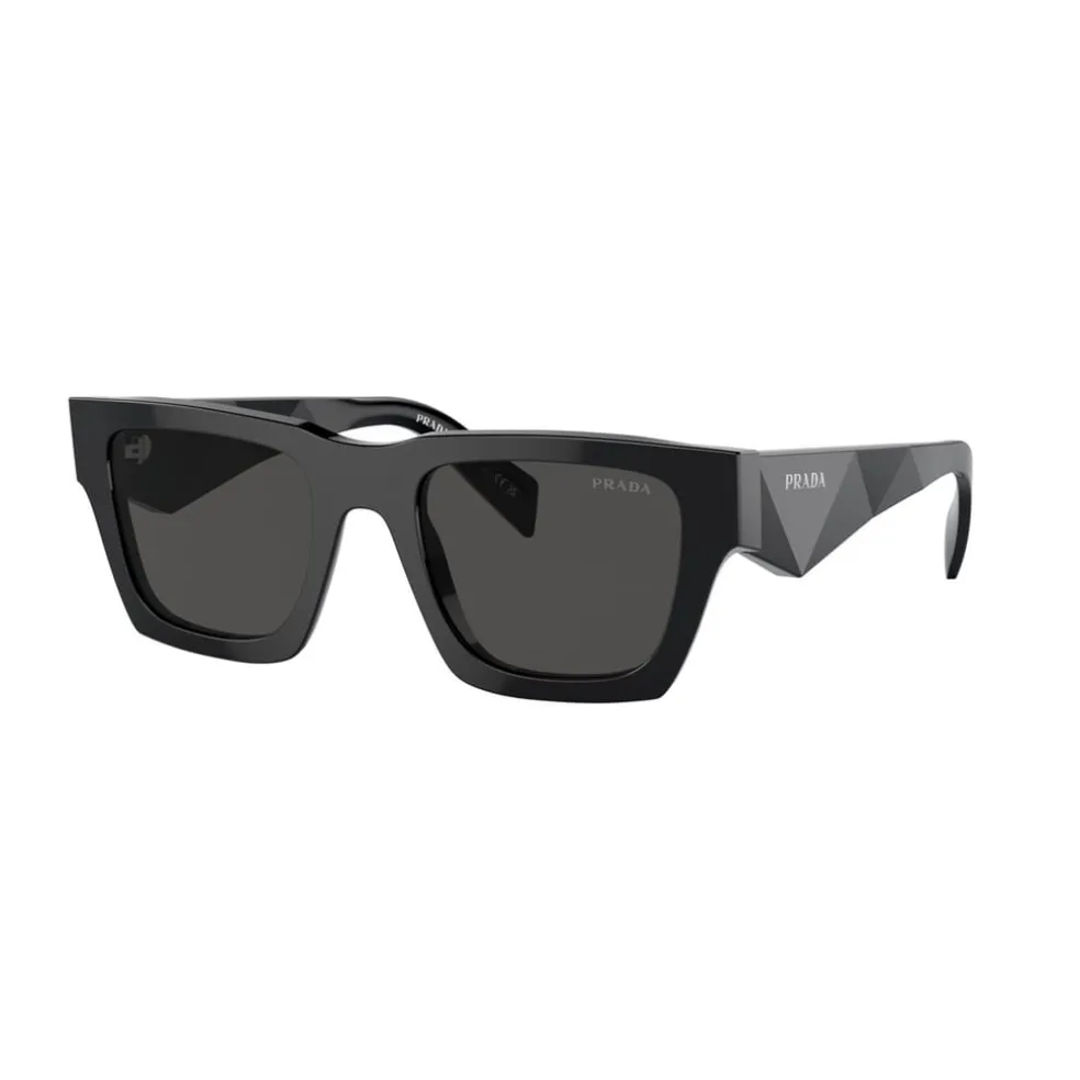 Prada Square Symbole Sunglasses in Black