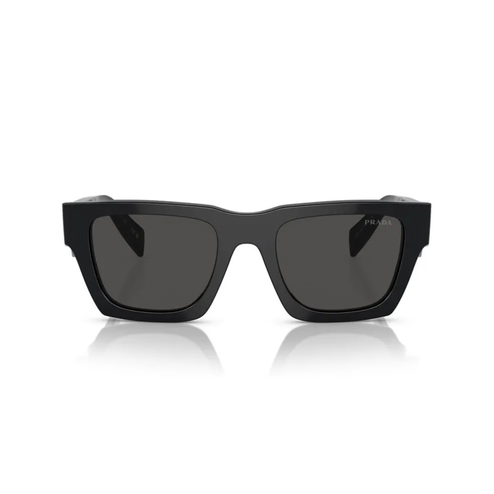 Prada Square Symbole Sunglasses in Black