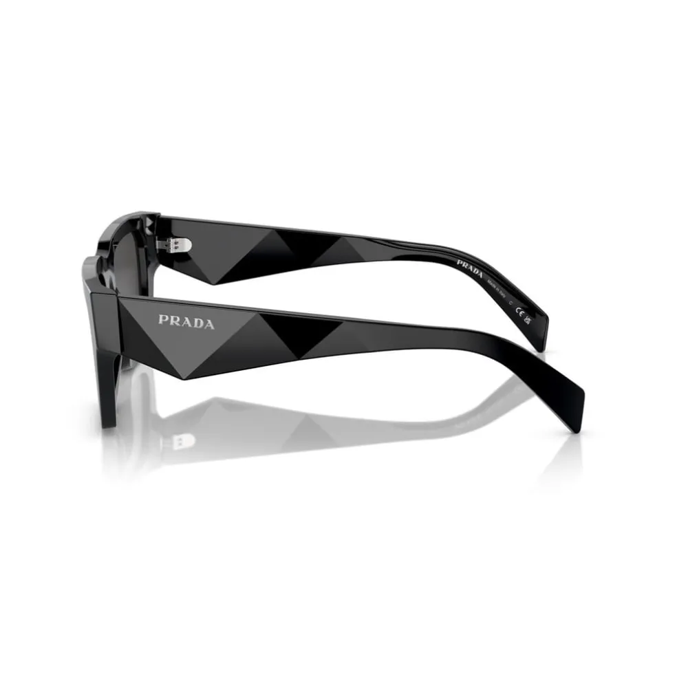 Prada Square Symbole Sunglasses in Black