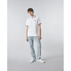 Pretty Green Barton Regular Fit Short Sleeve Shirt in White