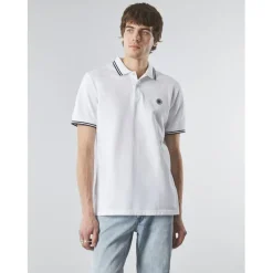 Pretty Green Barton Regular Fit Short Sleeve Shirt in White