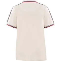 Pretty Green Eclip Tape Regular Fit Short Sleeve Shirt in White