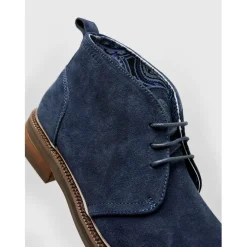 Pretty Green Handley Chukka Boot in Blue
