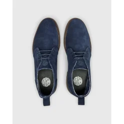 Pretty Green Handley Chukka Boot in Blue