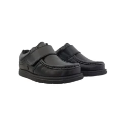 Pretty Green Waltham Vel ch in Black