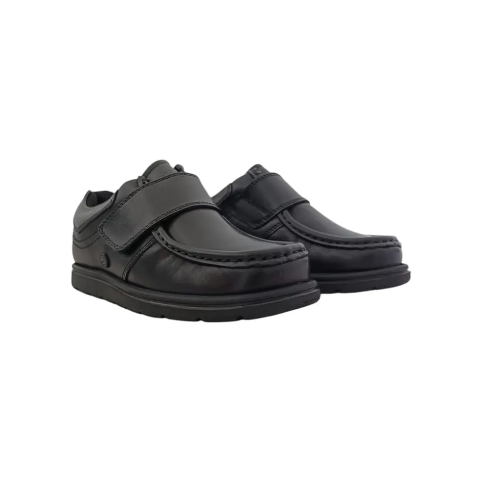 Pretty Green Waltham Vel ch in Black