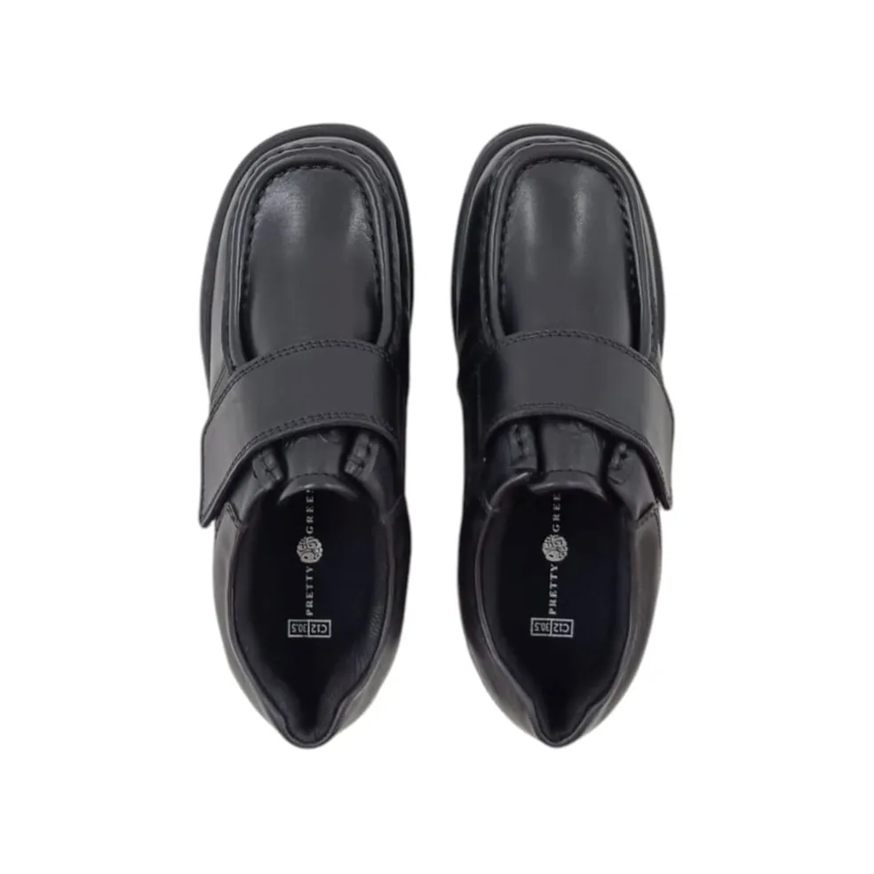 Pretty Green Waltham Vel ch in Black