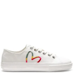 PS Paul Smith Canvasas Trainer Ladies in White