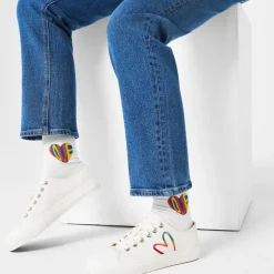 PS Paul Smith Canvasas Trainer Ladies in White