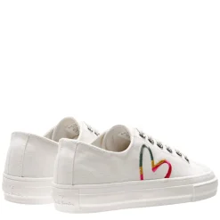 PS Paul Smith Canvasas Trainer Ladies in White