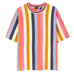 PS Paul Smith Crew Neck Relaxed Fit Knitted Sweater in Multi