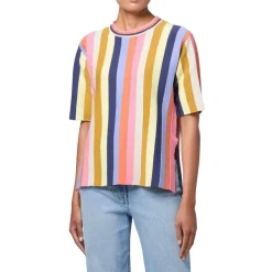 PS Paul Smith Crew Neck Relaxed Fit Knitted Sweater in Multi