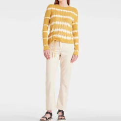 PS Paul Smith Knitted Crew Neck Long Sleeve Sweater in Yellow