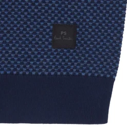 PS Paul Smith Long Sleeve Knit Regular Fit Shirt in Blue