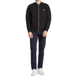 PS Paul Smith Mens Smith Regular Zebra Bomber Jacket in Black