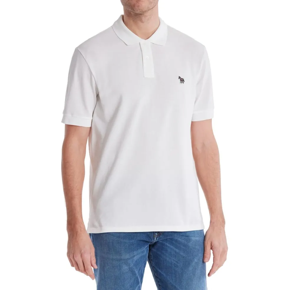 PS Paul Smith Regular Polo Shirt in White