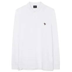 PS Paul Smith Sleeve Zebra Polo Shirt in White